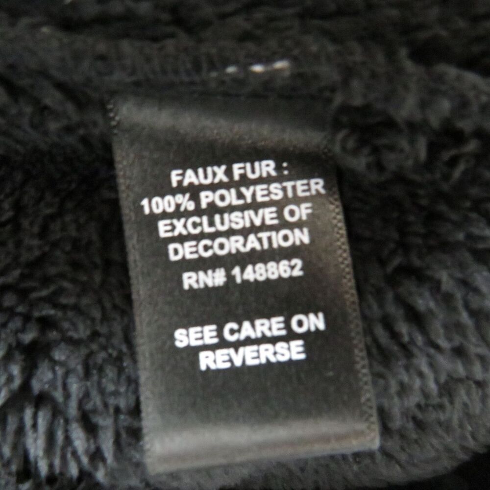 Torrid Black Zip Up Fuzzy Cat Face Hoodie Plus Size 2X - Picture 5 of 8
